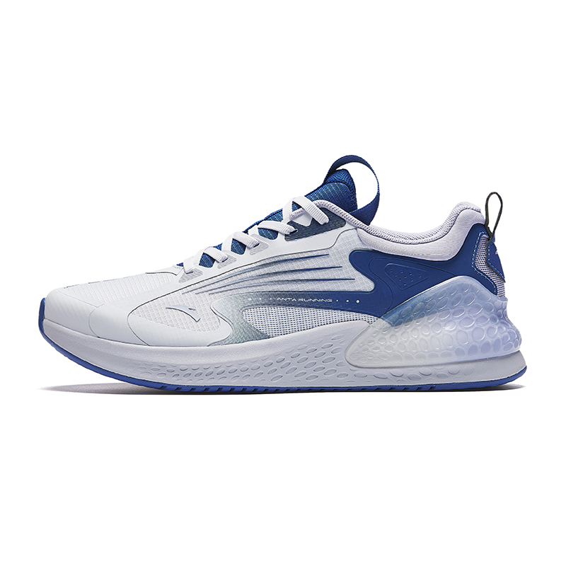 Anta Shock Absorbers Slip Resistant, Abrasion Resistant, Breathable Low Top Running Shoes Men's Spectral Blue