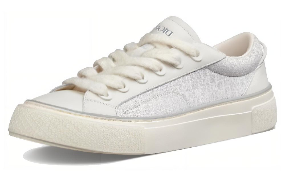 DIOR B33 Sneaker White Smooth Calfskin Oblique Jacquard