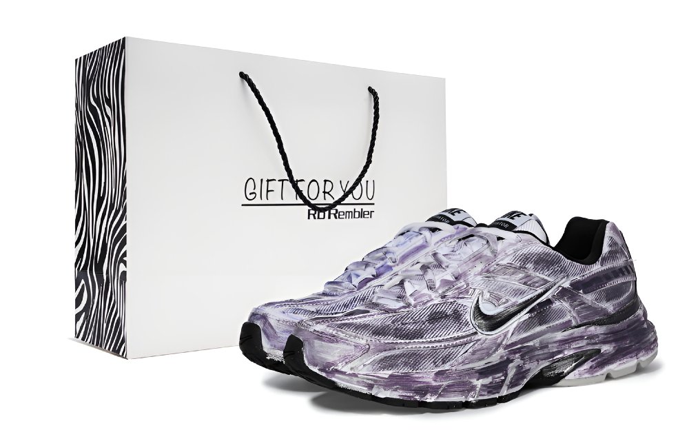 Nike Initiator Abrasion Resistant Low Top Running Shoes Unisex Purple