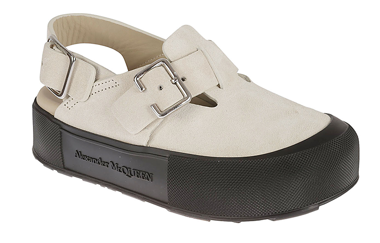 Alexander McQueen Buckle-Fastened Open-Toe Sandals