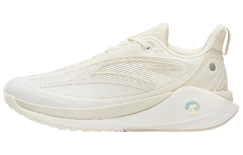 Anta C37 3.0 Anti Slip And Wear Resistant Breathable Low Top Casual Running Shoes Women's White Gray