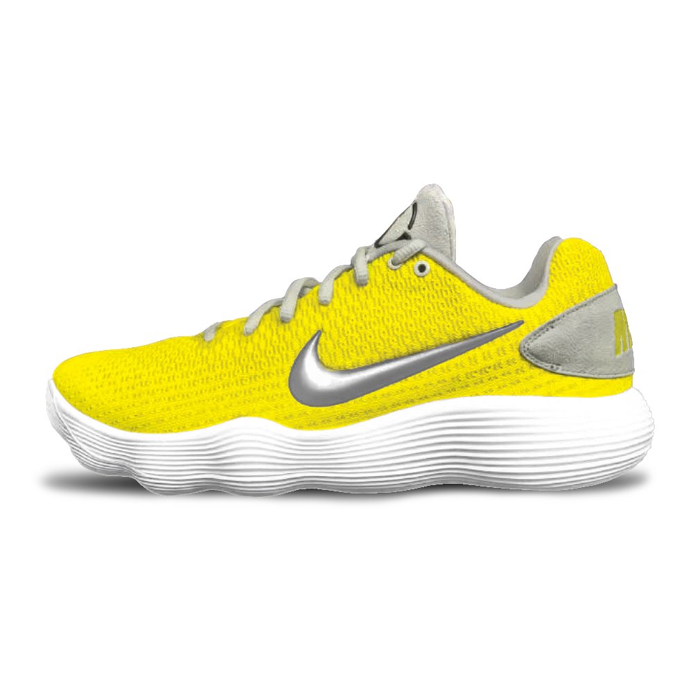 Nike Hyperdunk 2017 Basketball Shoes Men Low-Top Yellow/White/Gray