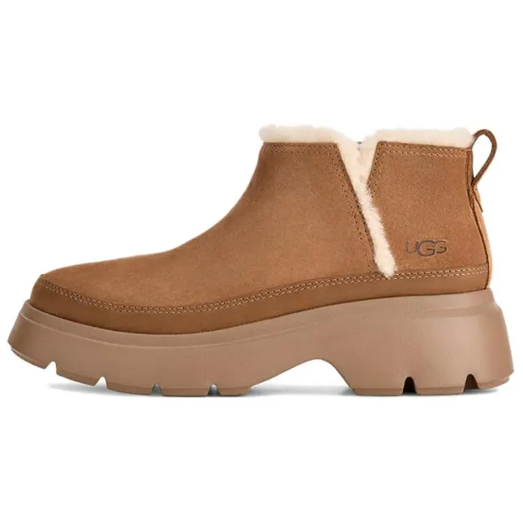 UGG Calimuze Ultra Mini Slip On Snow Boots Women's Chestnut