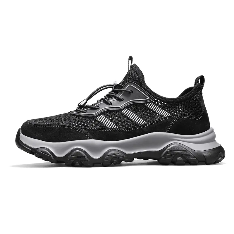 Jeep Durable Breathable Lightweight Low Top Casual Shoes Men's Black