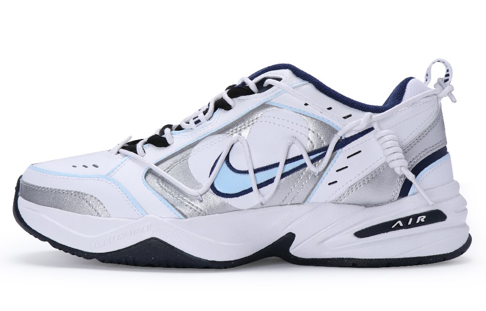 Nike Air Monarch 4 Chunky Sneakers Unisex Low top Blue/Silver