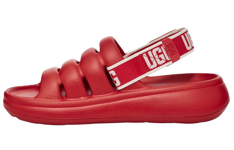 UGG Sport Yeah Slide Samba Red Women's