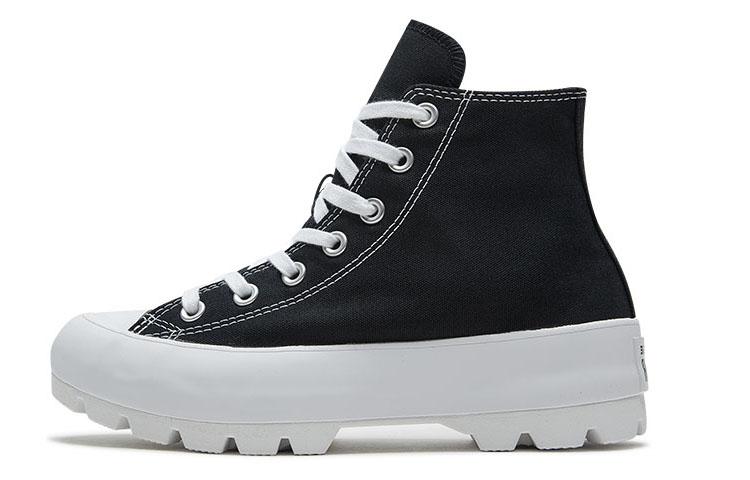 Converse Chuck Taylor All Star Lugged Hi Black White Women's