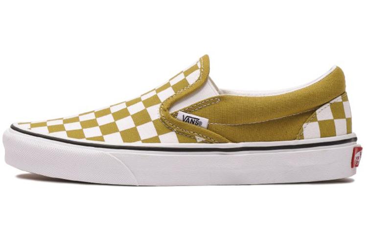 Slip On Classic Vans 'Checkerboard Olive Oil'