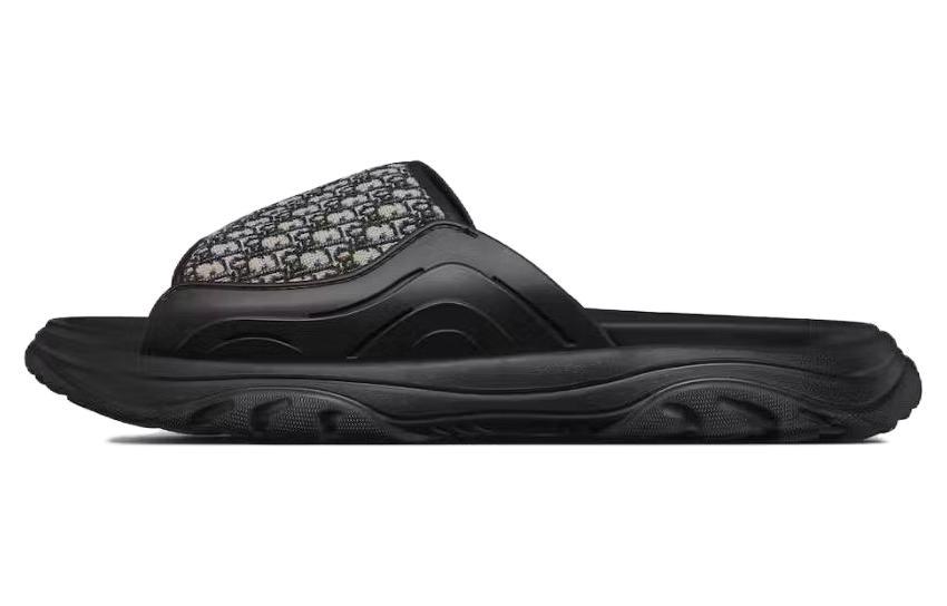DIOR H-Town Sandal 'DIOR Oblique - Black'