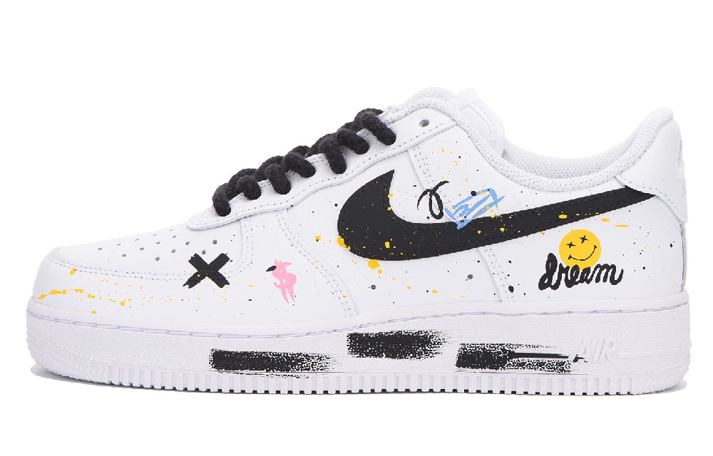 Nike Air Force 1 Skateboard Shoes Women's Low-Top Black