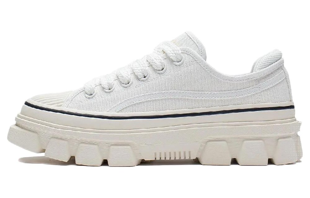 LiNing CF Tracing Anti-Slip Wear-Resistant Low-Top Sports Casual Shoes Unisex White