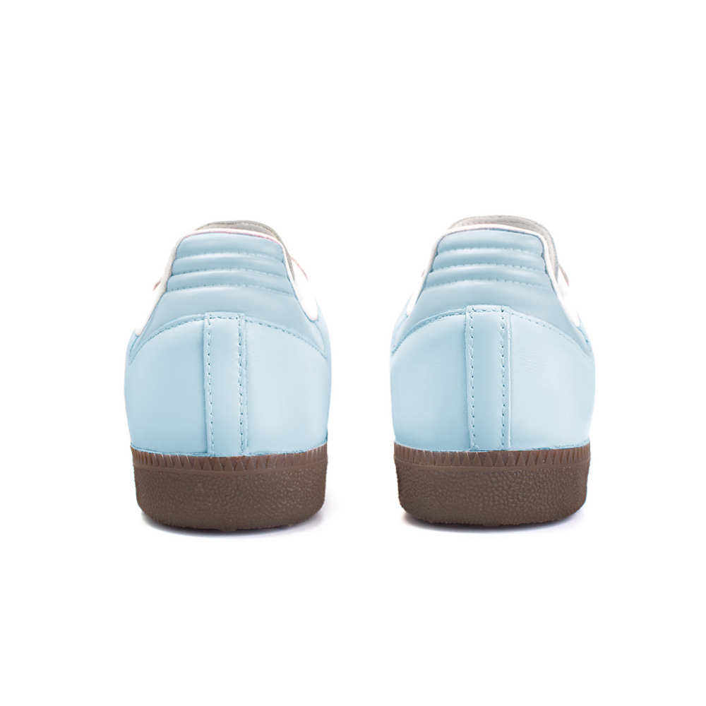 Adidas Originals SAMBA OG Anti-Slip Wear-Resistant Low-Top Skateboard Shoes Unisex Blue White