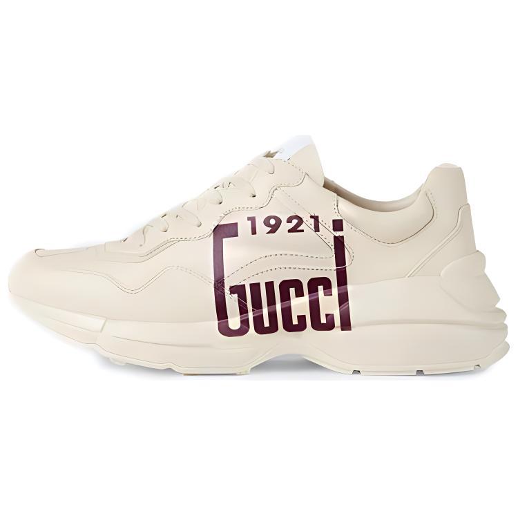 GUCCI Rhyton Low Top Chunky Sneakers Men's Ivory