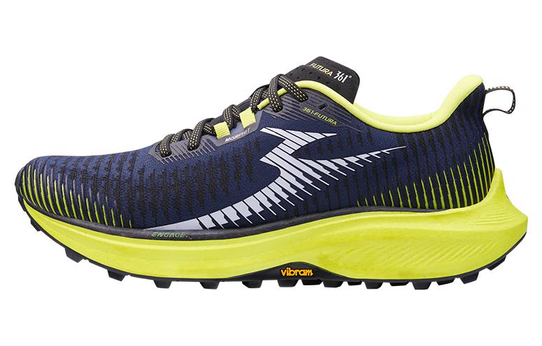 361° Low Top Running Shoes Men's Blue Yellow