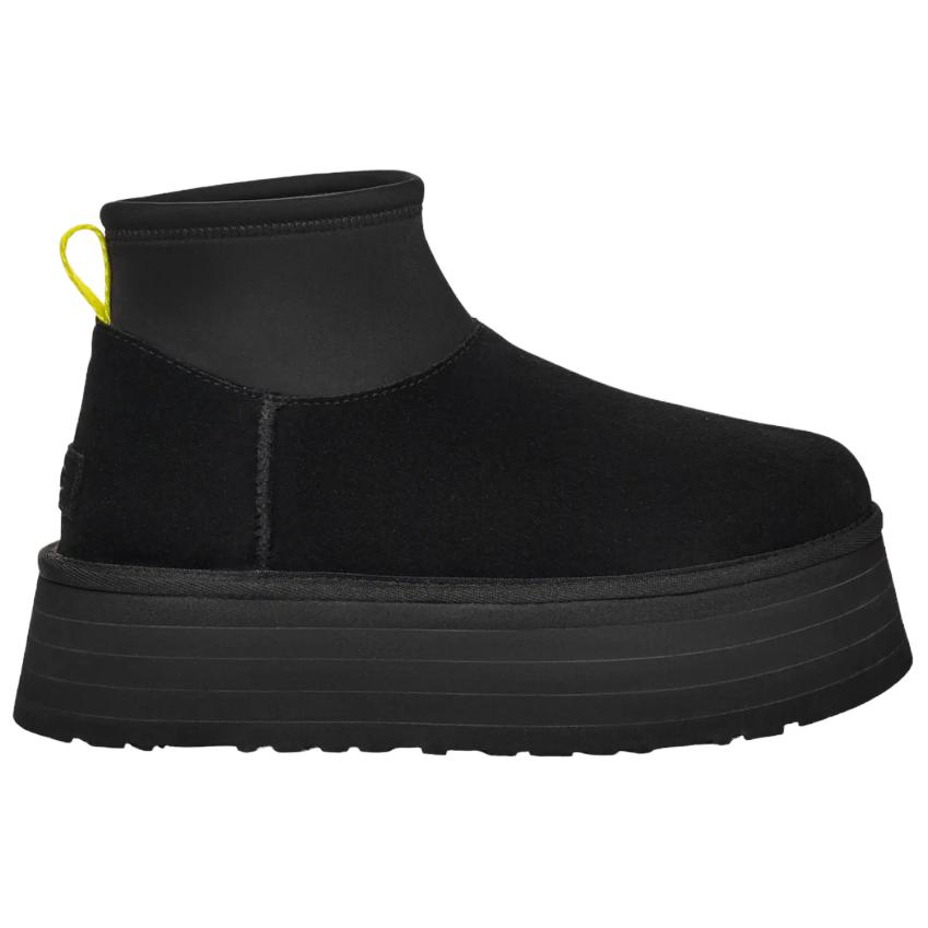 UGG Classic Mini Dipper Boot Black Yellow Women's купить в интернет-магазине Yoocart с быстрой доставкой по России.