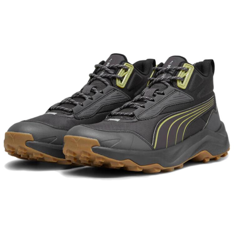 PUMA Slip Resistant Mid Top Casual Running Shoes Unisex Black Green купить в интернет-магазине Yoocart с быстрой доставкой по России.