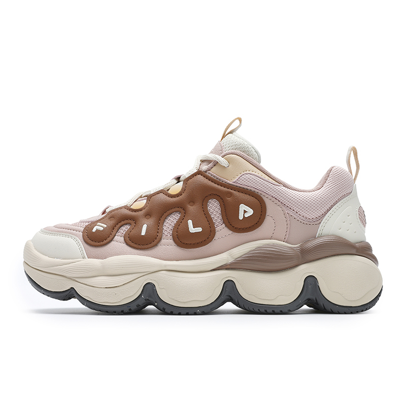 FILA PEASE Pea Shoes Low Top Casual Shoes Women's Red Brown