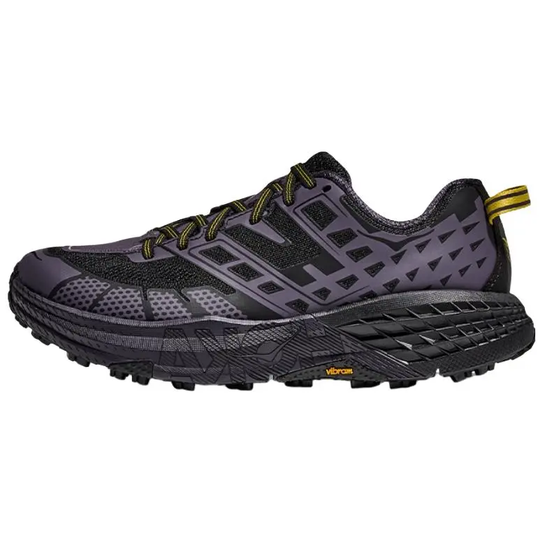 HOKA ONE ONE SPEEDGOAT 2 Slip Resistant, Breathable, Supportive, And Balanced Low top Running Shoes Unisex Black