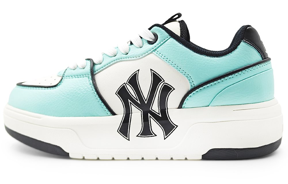 MLB Chunky Liner Abrasion Resistant Low Top Skateboard Shoes Unisex White Green