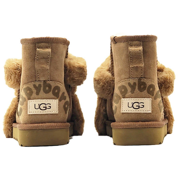 UGG CLASSIC MINI Capybara Warm And Wear-Resistant Short Snow Boots Women's Umber