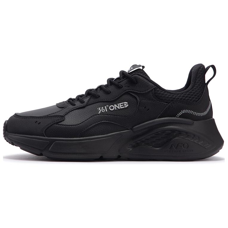 361° Cushioned Slip-Resistant Low-Top Casual Shoes Men's Black Gray