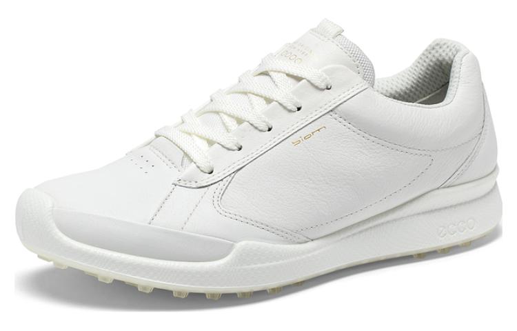 Ecco Water-Resistant Low-Top Sports Casual Shoes Women's White