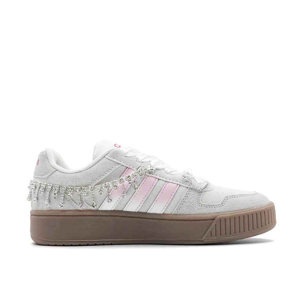 Adidas Neo D PAD Mirage Slip Resistant Low Top Skateboard Shoes Women's Gray