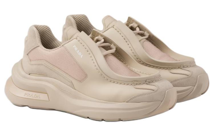 PRADA Systeme Leather Sneakers