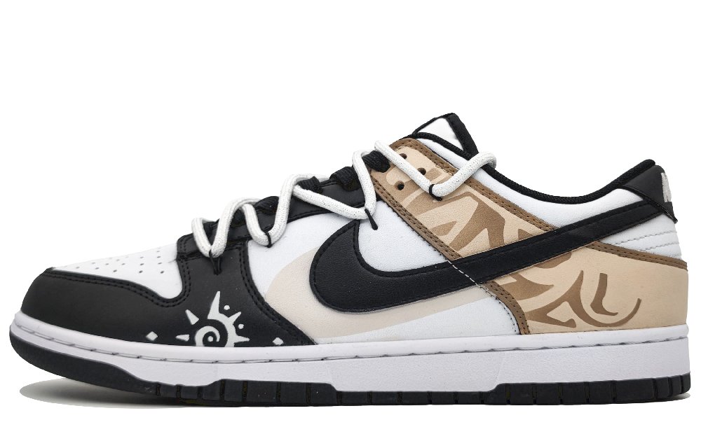 Nike Dunk Anti-Slip And Wear-Resistant Lightweight Low-Top Skateboard Shoes Unisex Dusty Brown