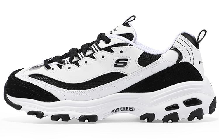 Skechers D'lites White Black Women's