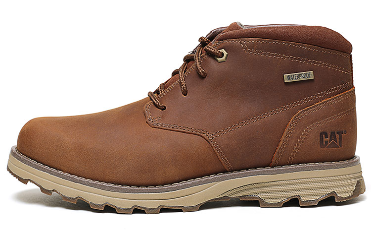 CAT Outdoor Boots Men Light Brown