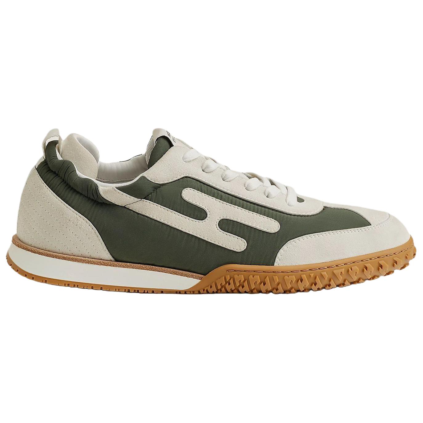 HERMES Jet Low top Casual Shoes Men's Green