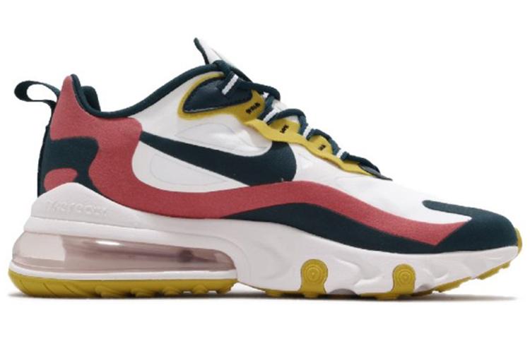 Nike Air Max 270 React White Turquoise Yellow купить в интернет-магазине Yoocart с быстрой доставкой по России.