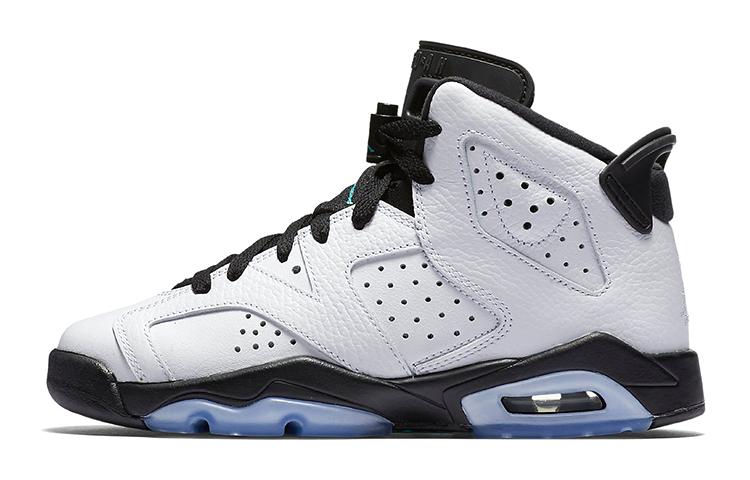 JORDAN 6 Retro White Jade Black GS