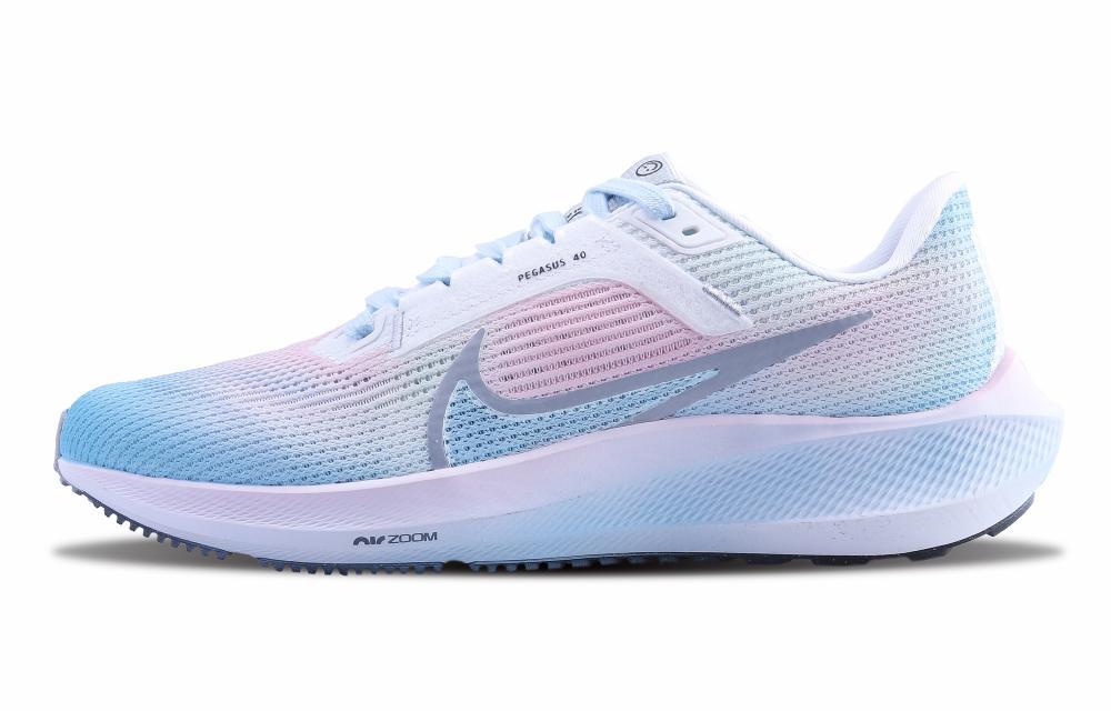 Nike Air Zoom Pegasus 40 Durable Breathable Low-Top React Casual Running Shoes Men's Pink White