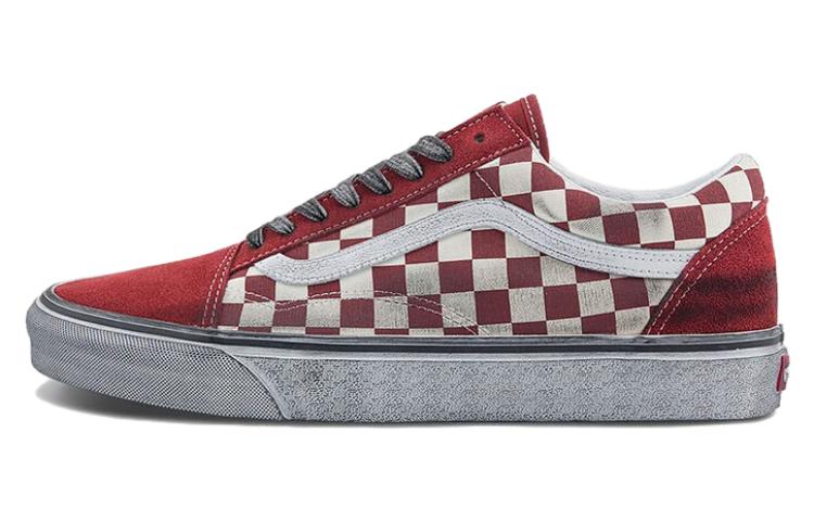 Vans Old Skool Stressed 'Check Red White'