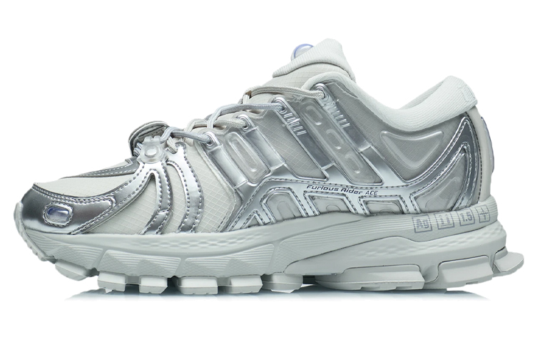 LiNing Furious Rider ACE 1.5 Low-Top Casual Shoes Women's Silver Gray
