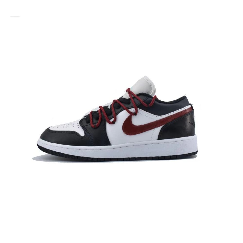 Jordan Air Jordan 1 Anti-Slip Wear-Resistant Low-Top Vintage Basketball Shoes Women's Black