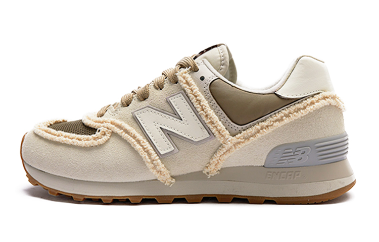 New Balance NB 574 Series Running Shoes Women's Low-Top Beige/Brown