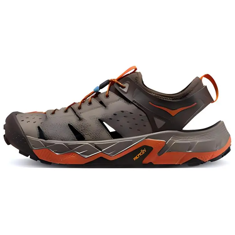 HOKA ONE ONE Slip Resistant And Breathable River Trekking Shoes Men's Brown