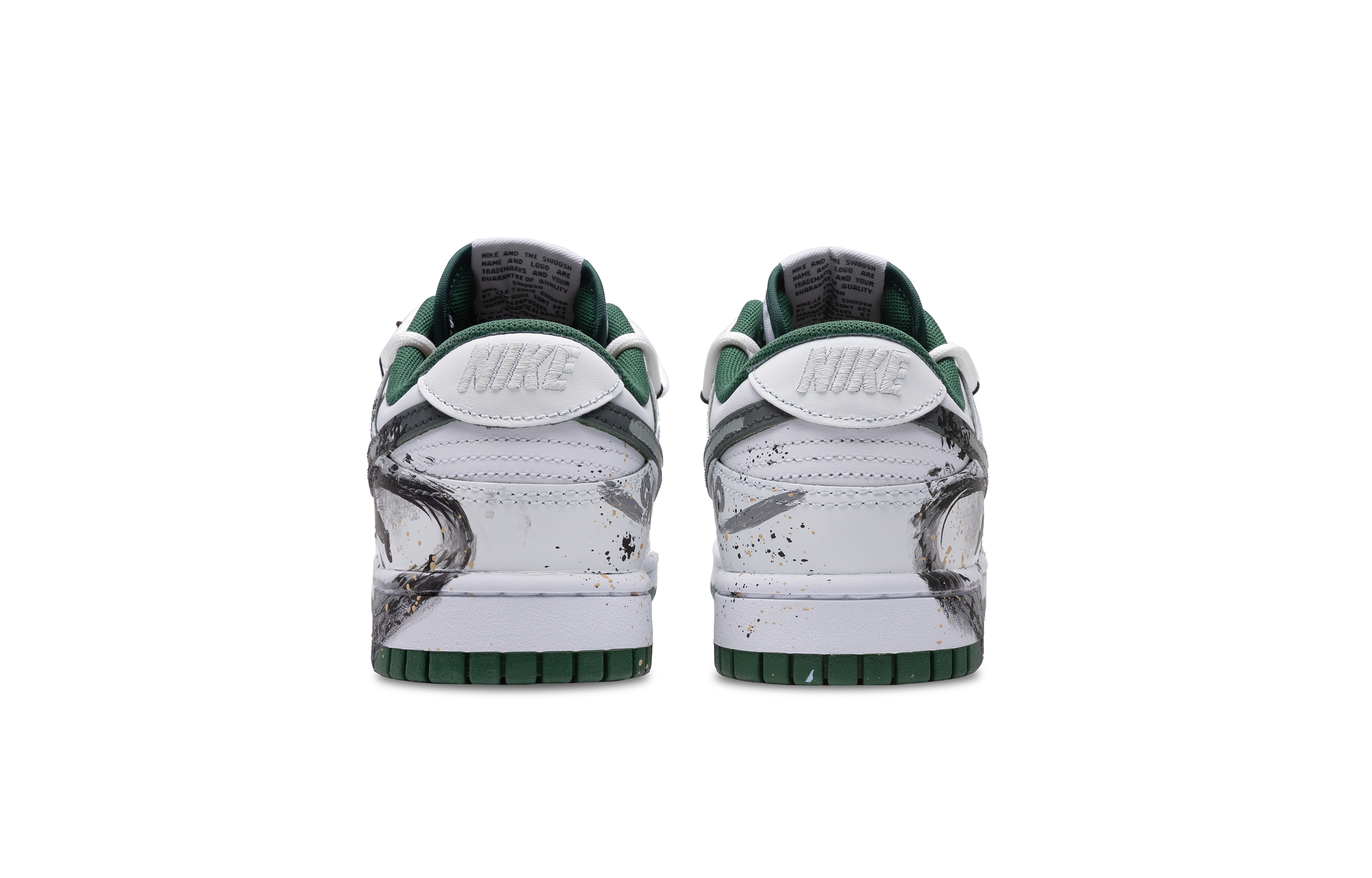 Nike Dunk Coverage Cushioning Abrasion Resistant Low top Skateboard Shoes Unisex Ink Wash With Sprinkled Gold купить в интернет-магазине Yoocart с быстрой доставкой по России.