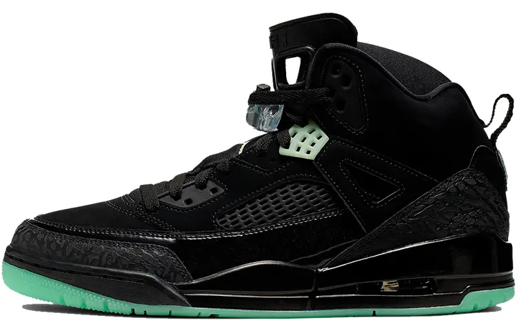 Jordan Spizike Black Green Glow