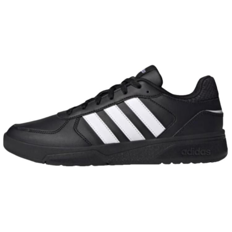 Adidas Neo Courtbeat Anti Slip Wear Resistant Low Top Skateboard Shoes Unisex Black