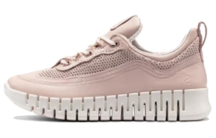 Ecco Wear-Resistant Low-Top Casual Shoes Women's Pink
