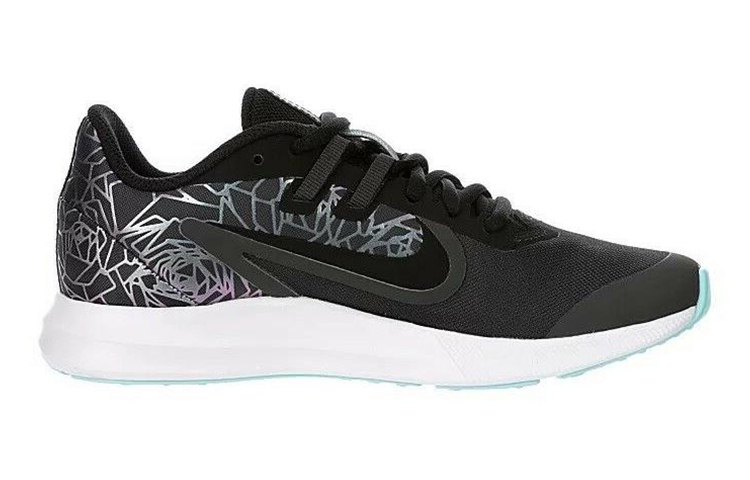 Nike Downshifter 9 Rebel 'Black White Blue' Gs купить в интернет-магазине Yoocart с быстрой доставкой по России.