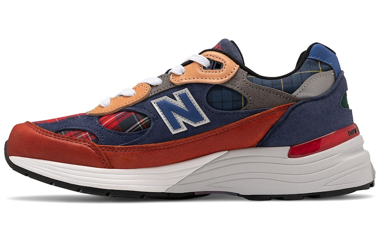 New Balance 992 Plaid Patchwork