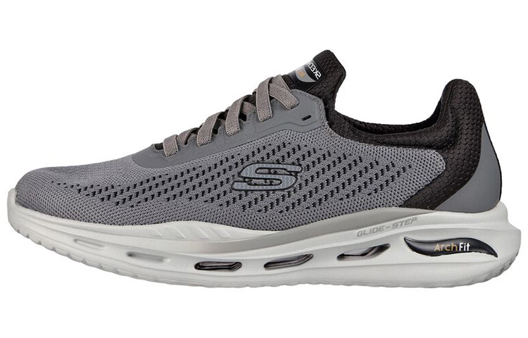 Skechers Low Top Running Shoes Men's Gray