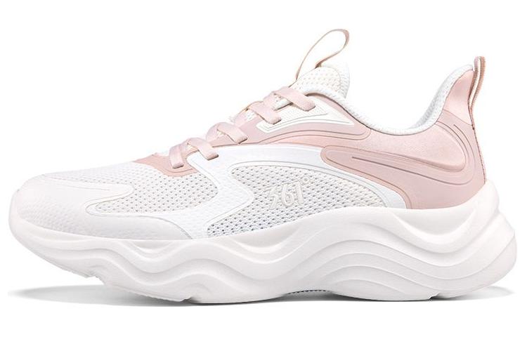 361° Shock Absorbers Rebound Low Top Running Shoes Women's White Pink