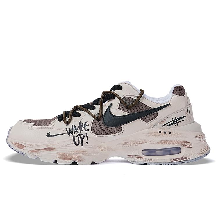 Nike Air Max Fusion Low-Top Running Shoes Women's Brown Black