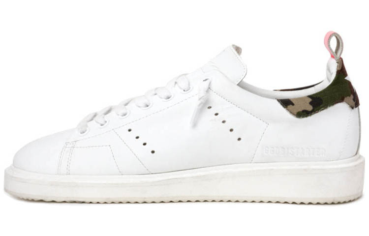 Golden Goose GGDB Starter Skateboard Shoes Men Low-Top White/Red